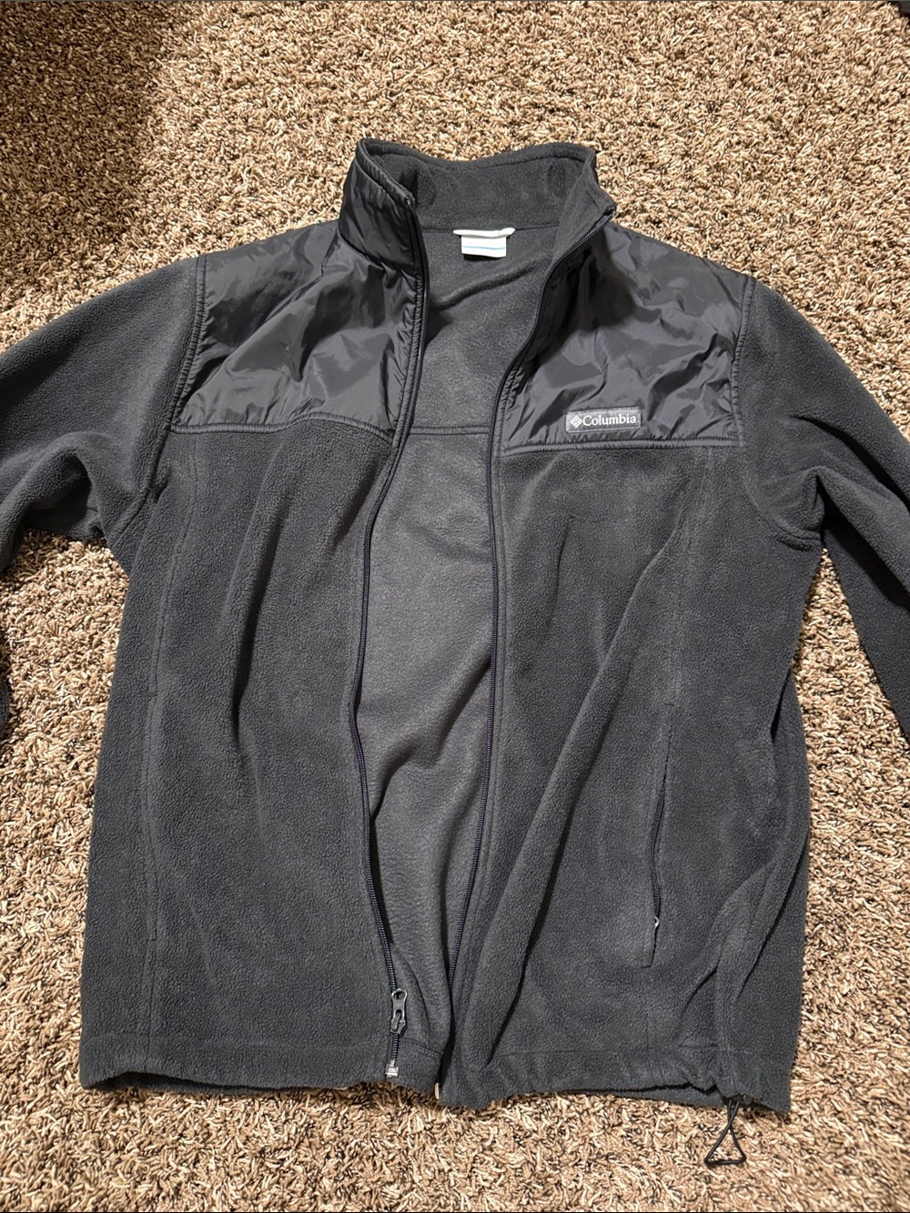 Columbia Black Lightweight Fleece Jacket